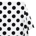 thumbnail image 3 of Polka Dot Extra Large Printed Fabric White / Black 100% Cotton 58/60" Wide Sold By The Yard, 3 of 4