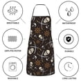 thumbnail image 6 of Pofeuu Pirate Skulls Print Aprons with Pockets, Cute Aprons for Kitchen, Cooking, Server, Barber, Chef Apron, 6 of 7