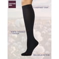 thumbnail image 4 of Medias de algodón suaves hasta la rodilla para mujer COTTON DAY, negras, 4 of 7