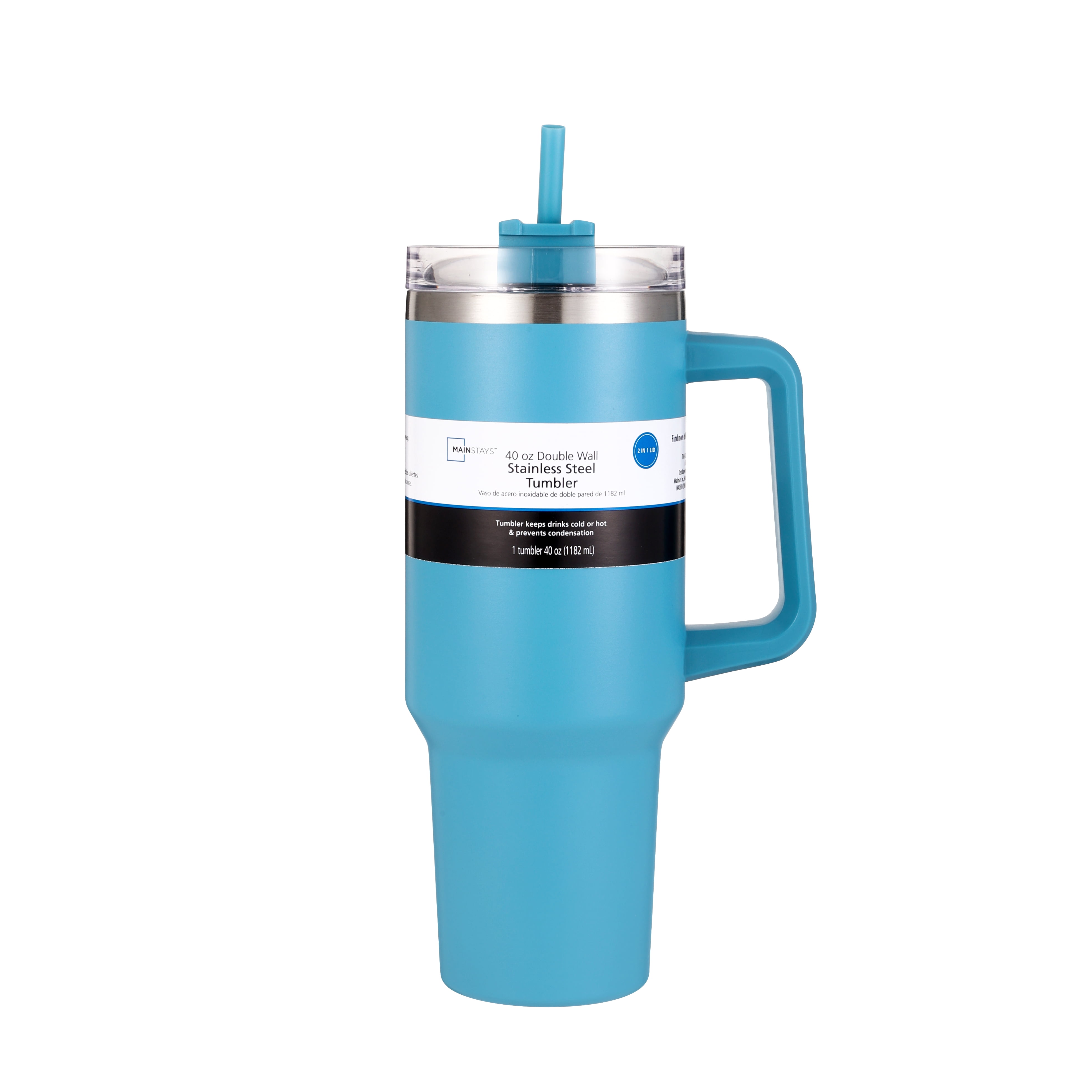 Ozark Trail 40 oz Vacuum Insulated Stainless Steel Tumbler Papyrus