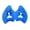 Blue, variant on Universals Swimming Paddles for Various Age Groups Adjustable Straps Swimming Training Hands Flippers