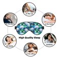 thumbnail image 7 of Salouo Blue Lotus Flower Pattern Sleep Mask,Sleep Eye Mask & Blindfold Eye Sleep Shade Cover with Elastic Strap Soft Eye Cover Eyeshade for Night Sleeping Travel & Nap, 7 of 7