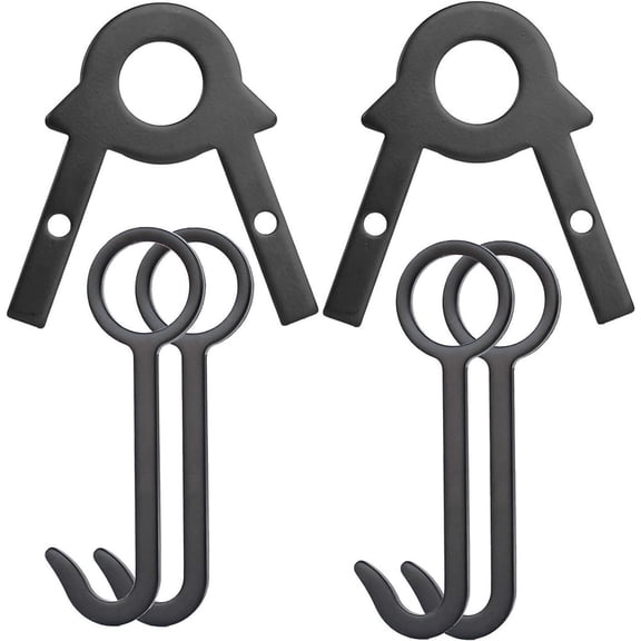 Steel Shooting Target Stand Kit - Steel Target Hangers Hanging Hook - Target Stand Bracket - DIY Target Kit - for 1 Inch Pipe