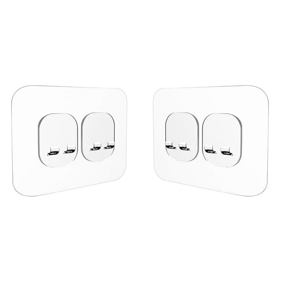 KINCMAX Heavy-Duty Waterproof Adhesive Strips (2-Pack) - No-Drill Wall Hooks for Shower Caddy, Kitchen Racks & Shelves