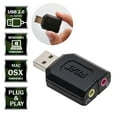 thumbnail image 4 of Syba USB Stereo Audio Adapter C-Media Chipset RoHS Online Gaming USB Bus Powered, 4 of 5
