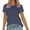 Navy, variant on Women'S T-Shirts Womens Short Sleeve Round Neck Shirts Summer Saving Top Basic Tee, Navy Small