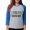 Heather/Blue, variant on CafePress - I Stand With Ukraine - Womens Baseball Tee