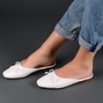 thumbnail image 7 of Brinley Co. Womens Square Toe Bow Accent Mule, 7 of 7