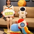 thumbnail image 2 of 1 unid adorable astronauta peluche de peluche spaceman suave juguete espaceman lanzar almohada, 2 of 6