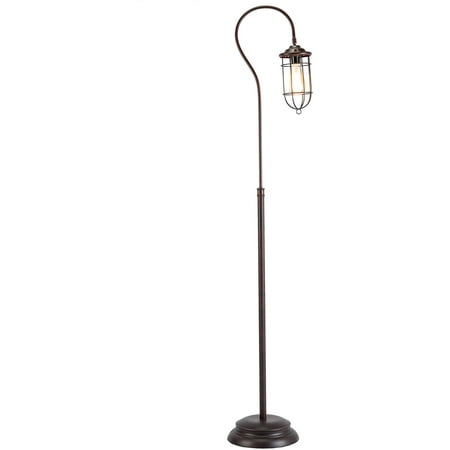 floor lamp arched industrial melior lantern shade