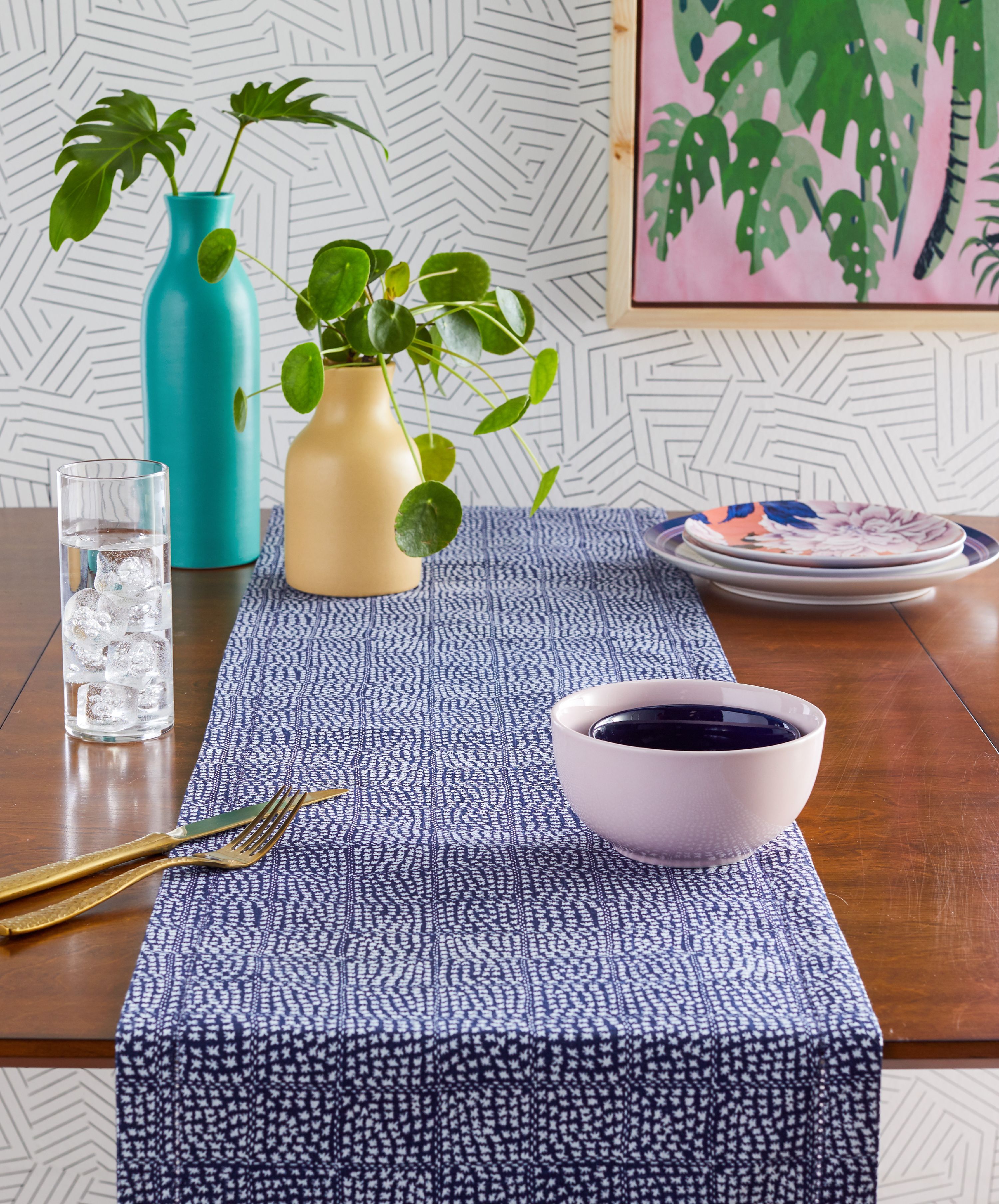Coastal Runner 72 Table Runner Multi Color On Navy Runner Fish And Coral Table Runner Extra Wide Runner Nautical Runner Beach Runner Kitchen Dining Linens Deshpandefoundationindiaorg