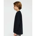 thumbnail image 2 of LAT 6201 Youth Fine Jersey Long Sleeve T-Shirt - Navy, Medium, 2 of 5