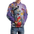 thumbnail image 6 of Tom And Jerry Mens Womens Novelty Hoodie 3D Print Pullover Hooded Long Sleeve Sweatshirts Tops Blouse with Pocket, 6 of 8