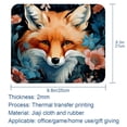 thumbnail image 5 of Fox Printed Square Desk Pad, 8.3x9.8 Inch Non-Slip Rubber Bottom Gaming Mousepad, Desk Mat for Office and Gaming, 5 of 6