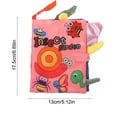thumbnail image 3 of FastXmas Baby Montessori Toys, Early Education Toy Touch and Feel Crinkle Cloth Toy for Infant Baby 0-18 Months, Early Development Interactive Stroller Soft Toys, Newborn Gifts for Boys Girls, 3 of 6