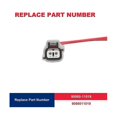 thumbnail image 5 of 2pcs Turn Signal Light Connector Harness 2 Way For 90980-11019,sfygv, 5 of 5