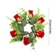 thumbnail image 3 of Corona De Rosas Artificiales De Primavera, Decoración Floral Para La Puerta De Entrada, Centro De Mesa Para Bodas En Casa, Adorno Colgante Navideño, Guirnalda Decorativa Para Pared Interior, 3 of 9