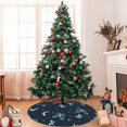 thumbnail image 7 of Picia Beautiful Butterflies Print Christmas Tree Skirt , Christmas Tree Skirt Ornaments for Merry Christmas Holiday Party Decorations Indoor Outdoor-36", 7 of 7