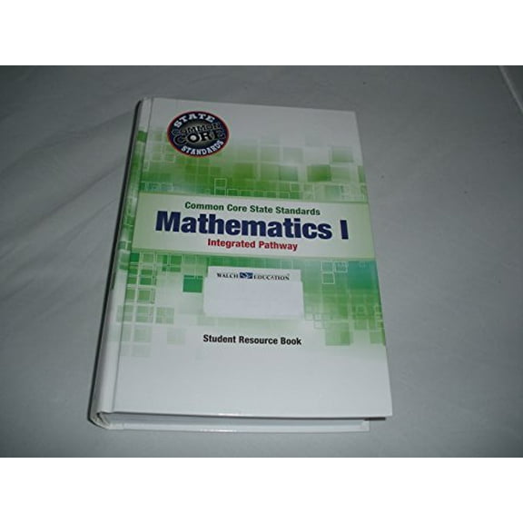 Pre-Owned Common Core State Standards Mathematics I Integrated Pathway Student Resource Book Paperback