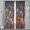 Multicolor 3, variant on CURLYOOT Vintage Wine Glass Retro Sheer Curtains 84 Inches Long, 2 Panels Set, Rod Pocket Semi Sheer Light Filtering Window Drapes for Bedroom, Living Room, 52 x 84 Inch