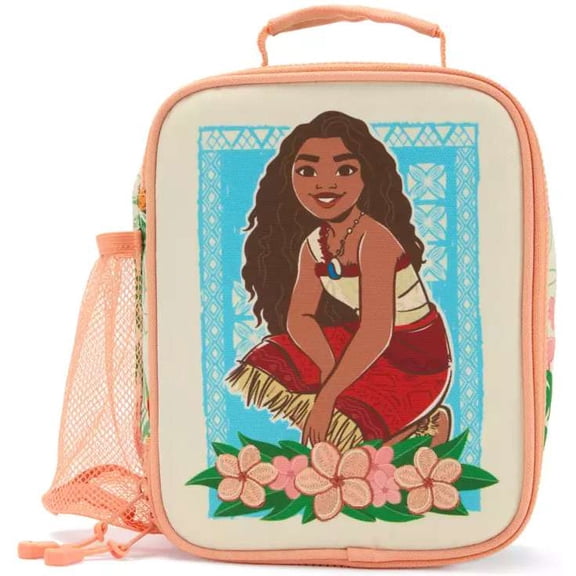 Disney Princess Moana Insulated Lunch Box - Tote Bag w/ Bottle Holder
