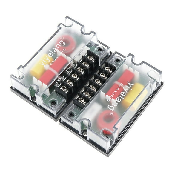 2 Pack 4Ohm 2 Way Crossover 200W Passive Car Audios Tweeter Speaker Frequency Divider Accessories