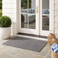thumbnail image 3 of Safavieh Courtyard Finnian Solid Indoor/Outdoor Area Rug, Black/Beige, 2'7" x 5', 3 of 16