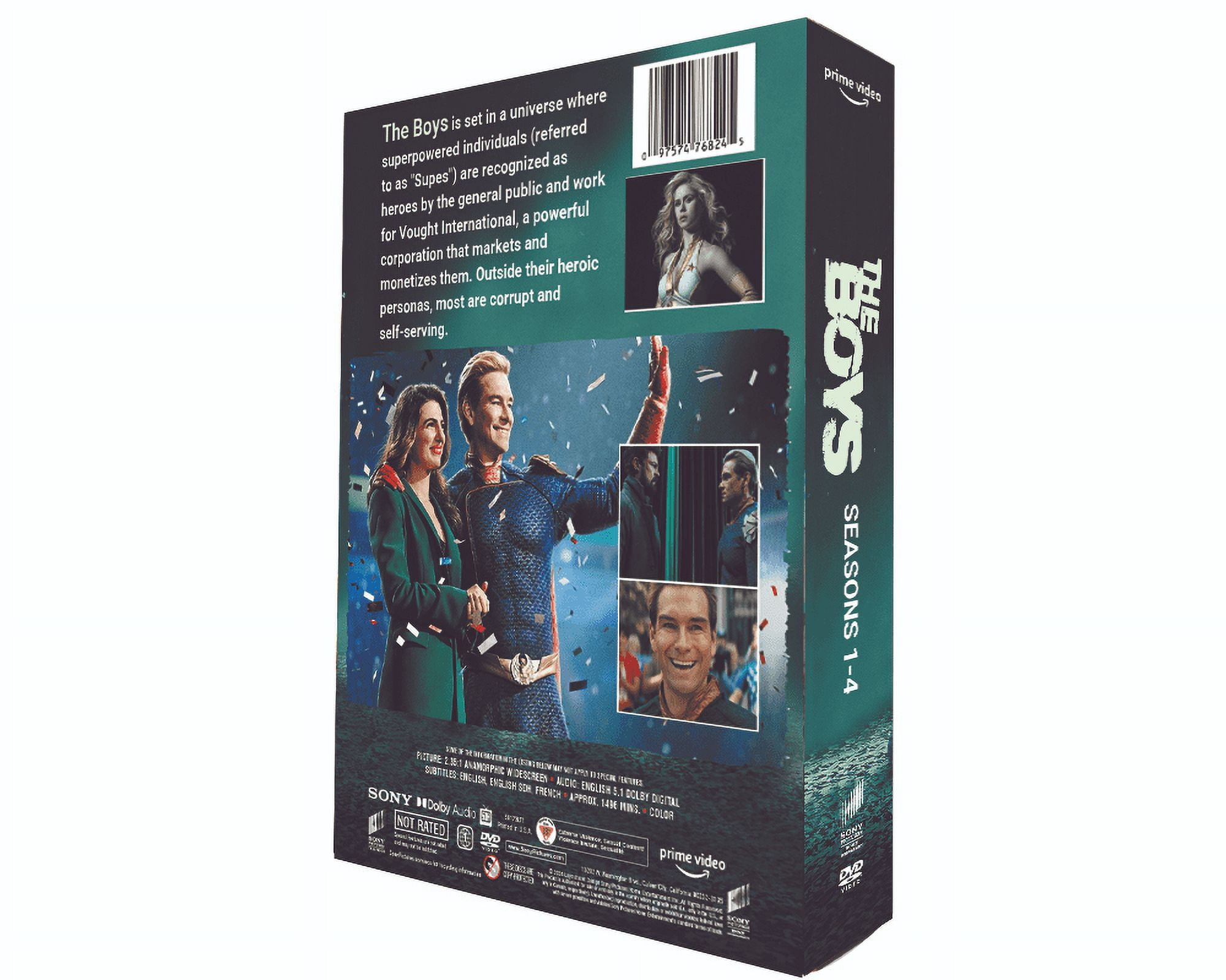 Spherics, The Boys Complete Series Seasons 1-4 DVD, 12 Discs