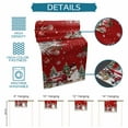 thumbnail image 7 of nqOlkjepod Red Christmas Table Runner 48 Inches Long Farmhouse Dress Scarves, Snowman Xmas Truck Balls Tree Dining Tablerunner for Coffee Table/Kitchen Island/Party Décor, 13" x 48", 7 of 7
