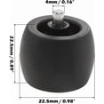 thumbnail image 4 of czcpp-Replacement Front Roller Wheel for Shark RV700_N RV720_N RV725_N RV750_N RV750NR01U RV751 RV752 RV753 RV761_NL RV761_NR RV761R01US RV763 RV765 RV772 RV850BRN RV850 RV851WV R85 S87 Robot Vacuum, 4 of 4