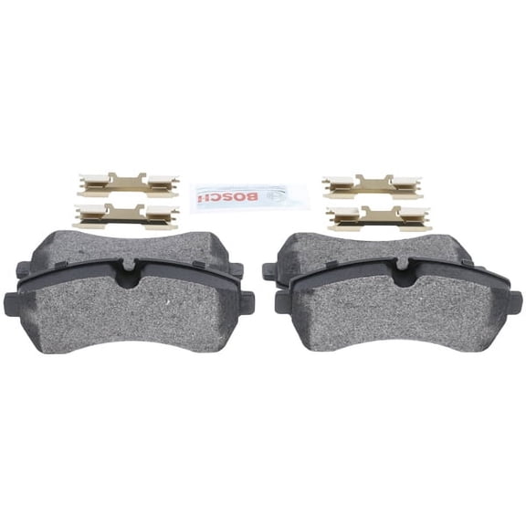 Bosch BP1699 Bosch Quietcast Pads w/ Hardware Fits select: 2011-2017 MERCEDES-BENZ SPRINTER, 2012-2017 FREIGHTLINER SPRINTER