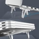 thumbnail image 5 of Injueey Soporte portátil para ordenador portátil, soporte plegable para almacenamiento estable y compacto, soporte Invisible para ordenador Electrónica plateado, 5 of 6