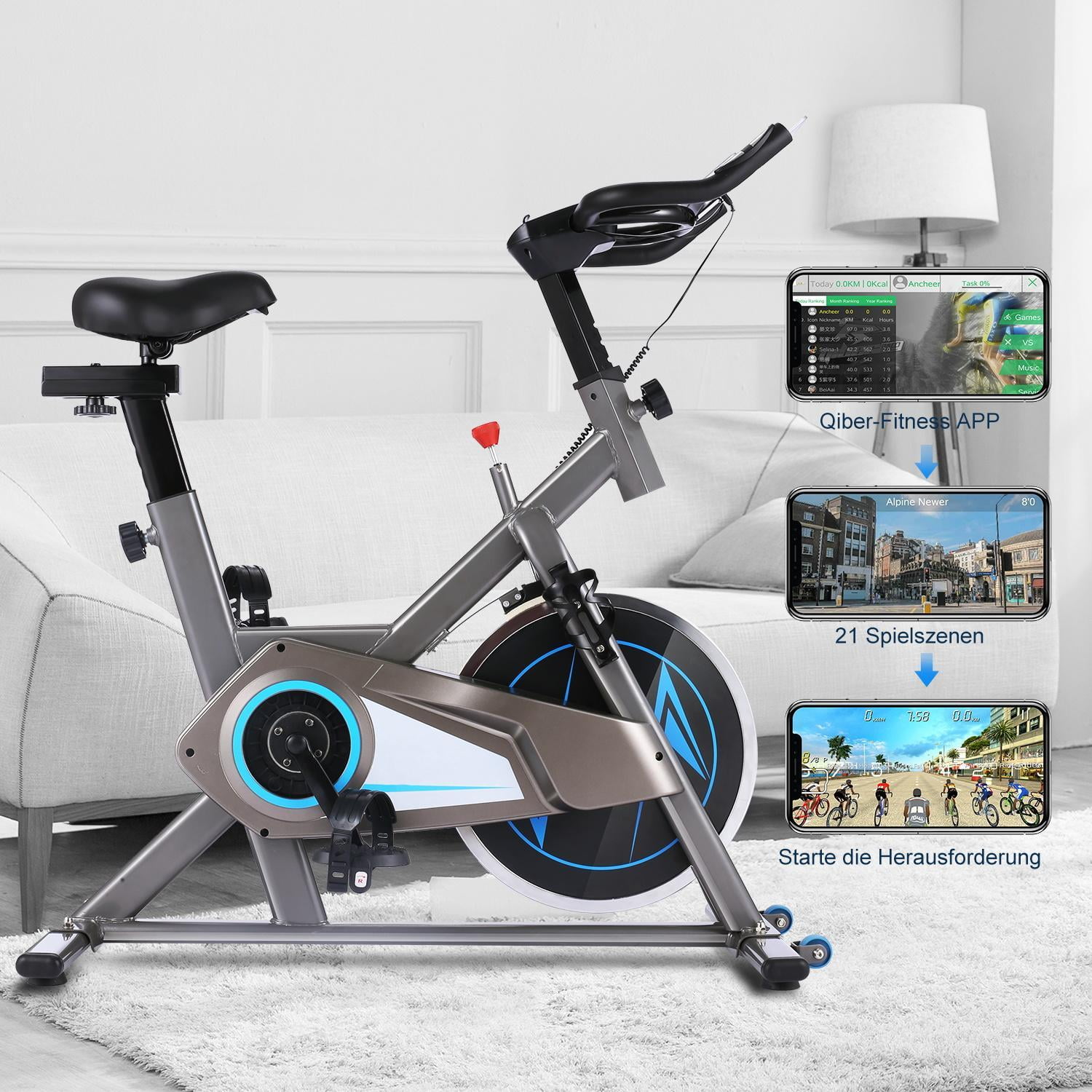 interactive indoor bike trainer