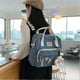 thumbnail image 3 of Mochila linda con accesorios florales, pins kawaii para niñas, mochila escolar, 3 of 5
