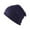 Navy, variant on EnJoCho Ladies Summer Turbans Women's Solid Cotton Pullover Head Hat Sleeping Hat Chemotherapy Hat Bottom Hat