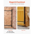 thumbnail image 6 of VEVOR Gate Building Kit, Fits 40 to 72 in Wide Openings, Up from 4 to 5 ft High Fence, Adjustable Gate Building Kit, Anti Sag Full Gate Frame Kit with Latch Lock and Screws, for Wooden Fence, Iron, 6 of 9