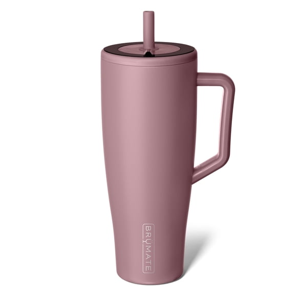 Vaso térmico 40oz con asa y popote, 100% hermético, mantiene hielo 24h+