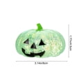 thumbnail image 3 of Voglyf Halloween Pumpkins Stress Balls Fidget Toys, Small Pastel Glitter Pumpkin Decor for Halloween Tabletop Mantle Tiered Tray Farmhouse Indoor Party Centerpiece Holiday Decoration Gift,Green, 3 of 8