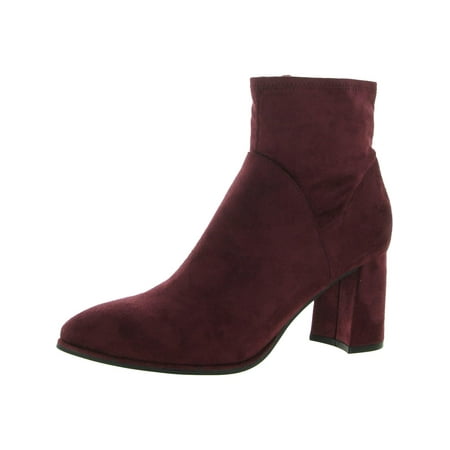 

Marc Fisher Womens Dyvine Faux Suede Covered Heel Ankle Boots