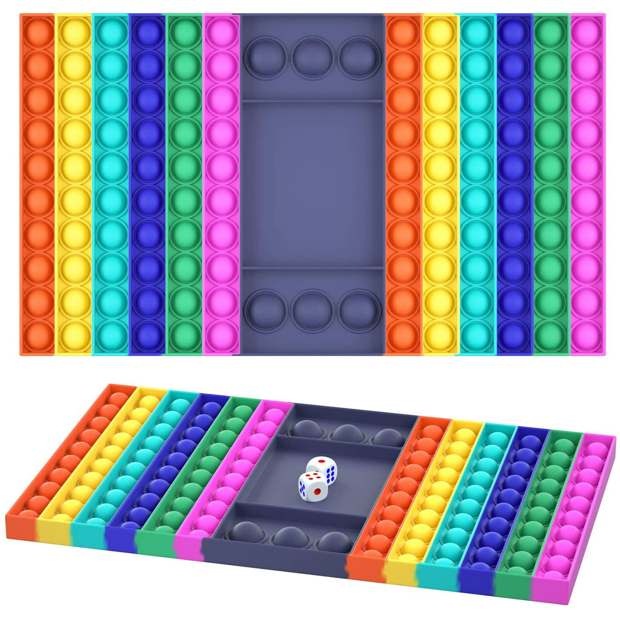 Big Jumbo Pop Its It Fidget Giant Mega Push Bubble Popit Poppet Popper  Figet Large Huge Rainbow Poppit Pop-It Popet Game Chess Board Sensory  Figette For Kids Adult | Walmart Canada