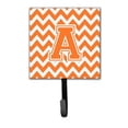 thumbnail image 1 of Letter A Chevron Orange & White Leash or Key Holder, 1 of 1