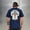 Navy, variant on Catch Up With Jesus Shirt, Christian Ketchup Parody Back Print Tee, Blessed From Head To-Ma-Toes Faith Shirt
