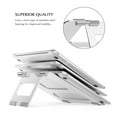 thumbnail image 3 of Support pour Ordinateur Portable, Réglable, Pliable et Léger Compatible avec Ordinateurs Portables de 7-16 Pouces Y Compris Macbook Pro / Air, Surface Ordinateurs Portables, Samsung, Hp -Argent, 3 of 6