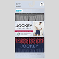 thumbnail image 2 of Jockey Generation Men's Microfiber Boxers 3pk - Gray/Navy Blue/Red, Small, 2 of 4