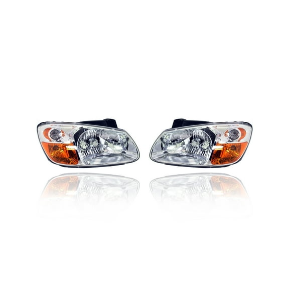 Headlight Assembly - Cooling Direct Fit/For 921022F530, 921012F530 07-09 Kia Spectra - Pair, Left Driver Right Passenger Set