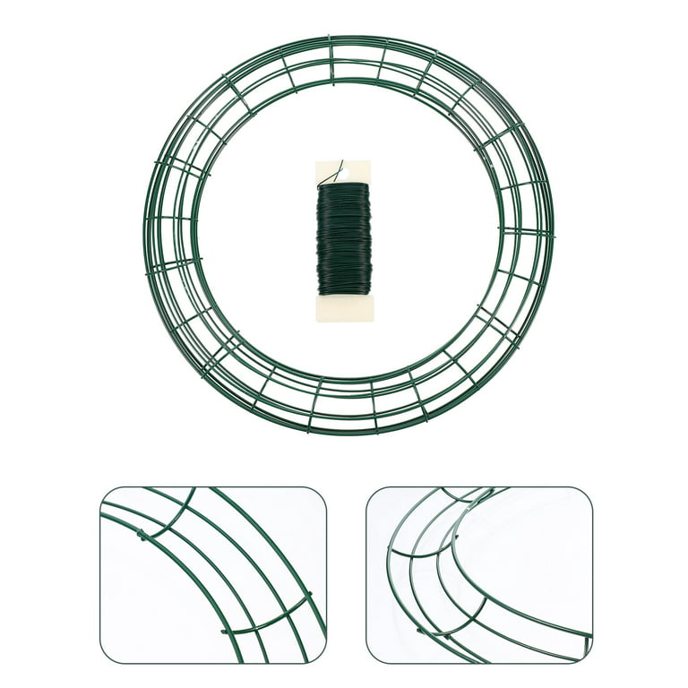 42″ Green Wire Easel - Mitchell Wreath Rings