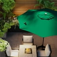 thumbnail image 6 of Abba Patio 7.5ft Lyon Outdoor Patio Umbrella Cover Replacement w/ 6 Sturdy Ribs, Dark Green, 6 of 6