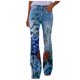 thumbnail image 1 of Pantalones Holgados Gibobby Largos Estampados Rojo L, 1 of 5