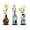B002- Yellow, variant on Figurines Home Decor Set of 3, Floral Decorations for Party, Spring Mantel Decor, Living Room Shelf Decor, Yellow 2D Printed Flower Vase Decorative Stand for Kitchen Shelf, Easter