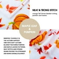 thumbnail image 5 of Fall Throw Blanket, Halloween Pumpkin Autumn Plush Fall Decor Fleece Fuzzy Picnic Throw Blanket for Couch Sofa Chairs, Cute Holiday Orange Leaf Blankets and Throws for Home (50" x 60"), 5 of 6